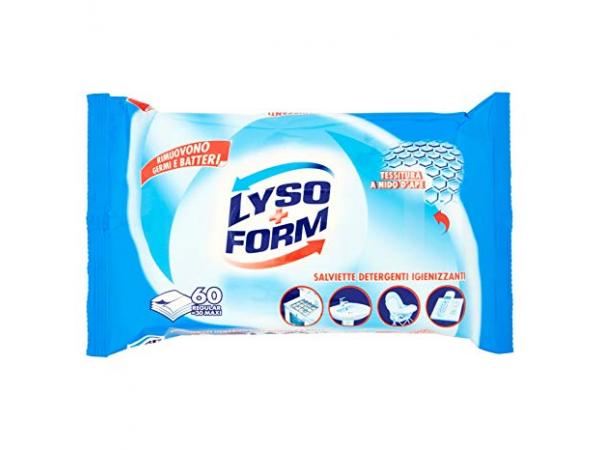 lysoform wipes disinfectant 60 pc
